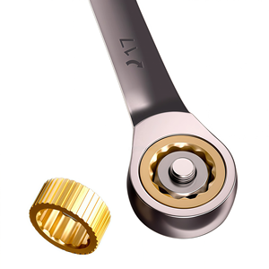 Llave de Trinquete de Doble Cabeza, Níquel Negro, 72 Dientes, Multitamaño, Extensible, Alta Dureza, para Reparación de Automóviles y Uso Doméstico - Product Image 3