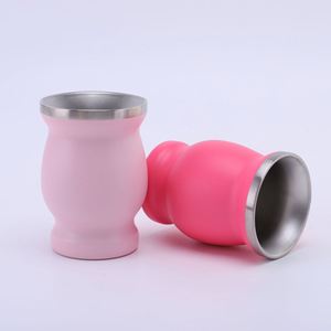 XUHUI 8oz Yerba <b>Mate</b> Mug Stainless Steel Modern Design Leakproof Vacuum Insulated Business Gift 6-12 Hours Thermal Insulation - Product Image 3