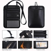 Bloc Résistant Au feu Pochette Passeport Sac Sac de Téléphone Portable pour Hommes Femmes