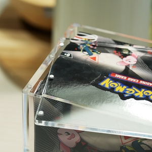 UV Protection Mini Tin 8 Pack Pokmoned Booster Box Acrylic <b>Display</b> <b>Case</b> TCG Protector Box - Product Image 5
