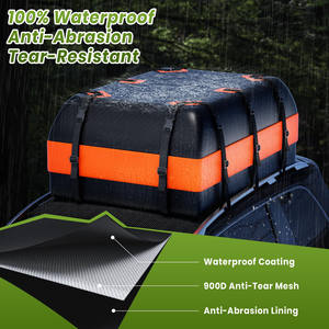 Muestra gratis OEM ODM Universal impermeable plegable a prueba de fugas de viaje techo superior de la bolsa del coche correas reforzadas - Product Image 3