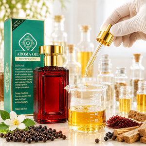 Huile parfumée boisée ambrée longue durée, senteur florale <span class=keywords><strong>orientale</strong></span> unisexe pour la formulation de parfums - Product Image 1