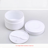 Pot cosmétique en PP blanc à paroi simple ZL 7oz 200g avec bouchon à vis pour sérum, masque facial, lotion, imprimé sérigraphié GUA Place Origin