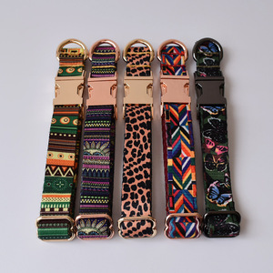 Großhandel bedrucktes Hunde halsband Nylon band Seil Haustier zubehör Direkt bedrucktes hochwertiges Nylon für Haustiere - Product Image 1