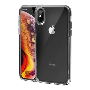 阿里巴巴畅销书工厂新2020 [混合] 超薄亚克力 + TPU适用于iphone X XS MAX XR 13 Pro Max手机外壳-水晶般透明