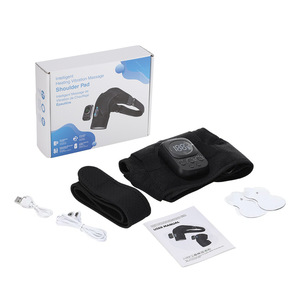 Intelligent Heating <b>Vibration</b> Massage Shoulder Pad 6 Temp Levels Detachable Controller App Control SBR Fabric for Pain Relief - Product Image 1