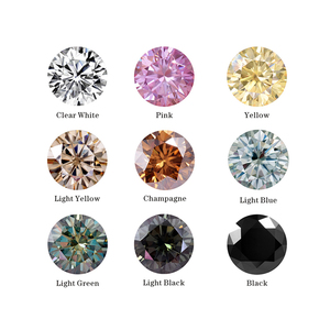 最高品質 VVS1 ラウンド トリリオン スクエア プリンセス オーバル エメラルド ラディアントカット 1ct 2ct 3ct 5ct 天然 アクアマリンブルー モアサナイトダイヤモンド - Product Image 6