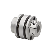 Accouplement d'arbre à double diaphragme en alliage d'aluminium flexible de vente chaude Standard pour l'accouplement de pince de Transmission de puissance