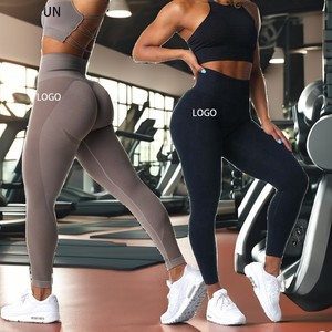 Shorts Deportivos de Cintura Alta, Compresivos, Elásticos, para Gimnasio, Yoga, Sin Costuras, Ecológicos, Personalizados al por Mayor - Product Image 2