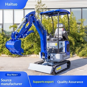 HT12 Hydraulic Crawler Excavator Exported to Europe and America Agricultural Orchard <b>Trenching</b> Construction Small Excavator - Product Image 3