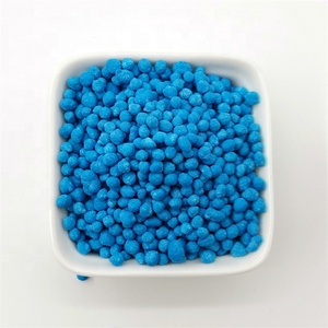 NPK 12-12-17 + 2MgO + TE blu granulo confezionato in 9.5kgs 25kgs MOQ 1 contenitore potrebbe fare consegna veloce - Product Image 3