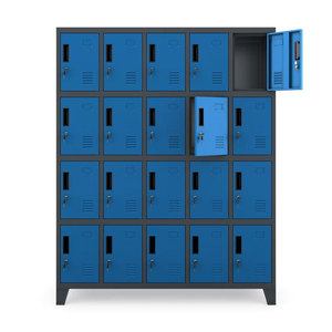 Casillero Metálico de Acero Personalizado para Oficina, Vestidor, Gimnasio o Escuela, con 20 Puertas, en Venta - Product Image 1