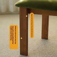Vente en gros Ensemble de 4 chaises de salle à manger en bois-Design moderne nordique pour restaurant et banquet