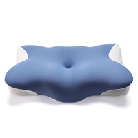 Haute qualité mousse orthopédique trou mémoire éponge oreiller cervical cou oreiller 3d ergonomique hôtel dormir