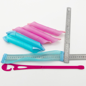 6PCS thân thiện với môi nhựa hình elip lạnh ma thuật dụng cụ uốn formers đòn bẩy xoắn ốc tóc con lăn DIY quăn công cụ - Product Image 2