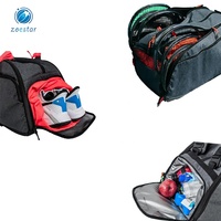 Sac de raquette de tennis en nylon révolutionnaire de vente chaude sac de sport étanche avec accessoires pour les joueurs exigeants