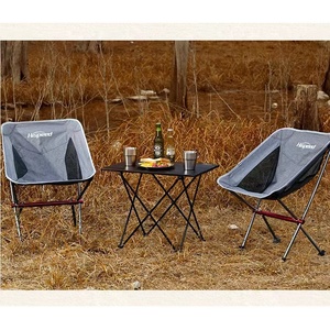 Mesa de Viaje HISPEED Ultraligera, <span class=keywords><strong>Mini</strong></span> Mesa de Picnic Enrollable de Aluminio, Juego de Mesas Plegables Pequeñas para Acampar y Viajar - Product Image 4