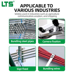 روابط كابلات من الفولاذ المقاوم للصدأ عالي الجودة <span class=keywords><strong>Ss304</strong></span> مغلفة بالبلاستيك PVC روابط كابلات من الفولاذ المقاوم للصدأ الأسود بقفل كروي 7.9*600 مم - Product Image 5