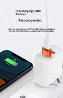 Adaptateur de chargeur de téléphone portable Type-C vers USB 2.0, convertisseur OTG 6A, fabriqué en Chine