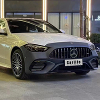 Kit de carrosserie de pare-chocs de bonne qualité pour Mercedes Benz Classe C W206 2022-Conversion au style C63 AMG.