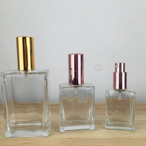 Botella de cristal para Perfume, frasco vacío de Color transparente, personalizado, 30ml / 50ml / 100ml - Product Image 1