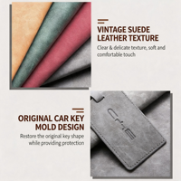 Étui de clé en caoutchouc moulé sur mesure, toucher lisse, grain distinctif pour télécommande sans clé de voiture électrique BYD, accessoires en gros