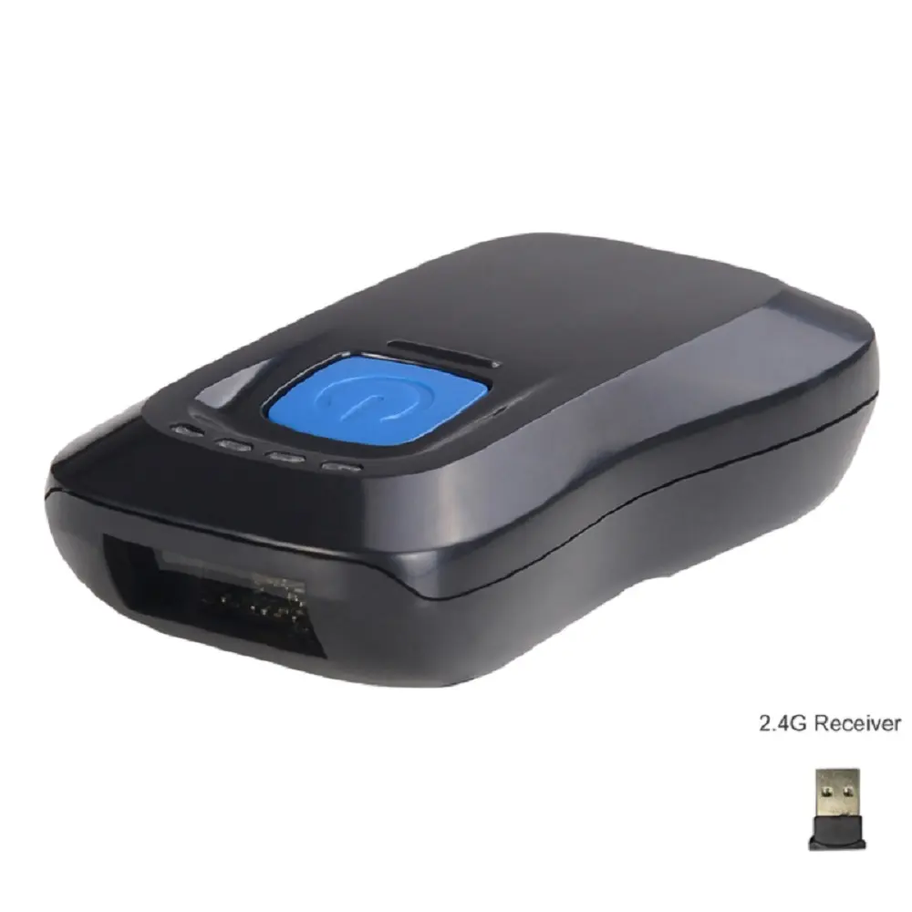 MINJCODE MJ2850 2D portable sans fil Mini Pocket BT barcodes scanner 2-en-1