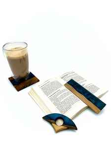 Accessoires de lecture élégants en résine artisanale et marque-pages en bois pour les amateurs de livres et les cadeaux - Product Image 6