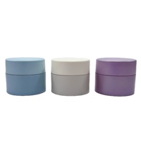 Pot en plastique cosmétique pour emballage de crème pour le corps pot de crème pot de petg avec cuillère