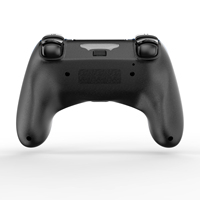 Manette de jeu sans fil pour PS4, Joystick de jeu à double vibration/Détecteur de mouvement/Pavé tactile/Haut-parleur, Compatible avec PS4/Slim/Pro