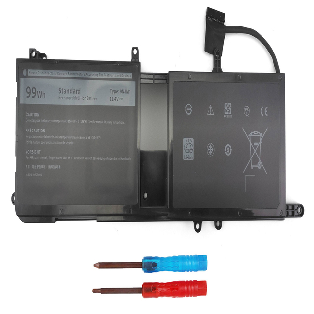 Factory Direct Sales of High-capacity With Technical Support 9NJM1 99WH for DELL Laptop Internal Battery