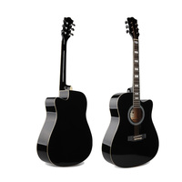 Guitare acoustique au prix d'usine en gros - 41 pouces, cordes en acier pour débutants, légère, directement de l'usine