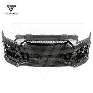 In fibra di carbonio personalizzato <span class=keywords><strong>T</strong></span> <span class=keywords><strong>K</strong></span> stile paraurti anteriore per Nissan GTR R35 2008-2016 - Product Image 1