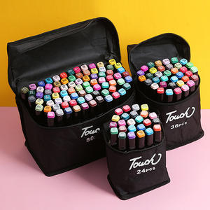 Set di <span class=keywords><strong>Pennarelli</strong></span> a Base Alcolica 80 Colori, <span class=keywords><strong>Pennarelli</strong></span> Artistici Permanenti a Doppia Punta per Disegno per Adulti - Product Image 2