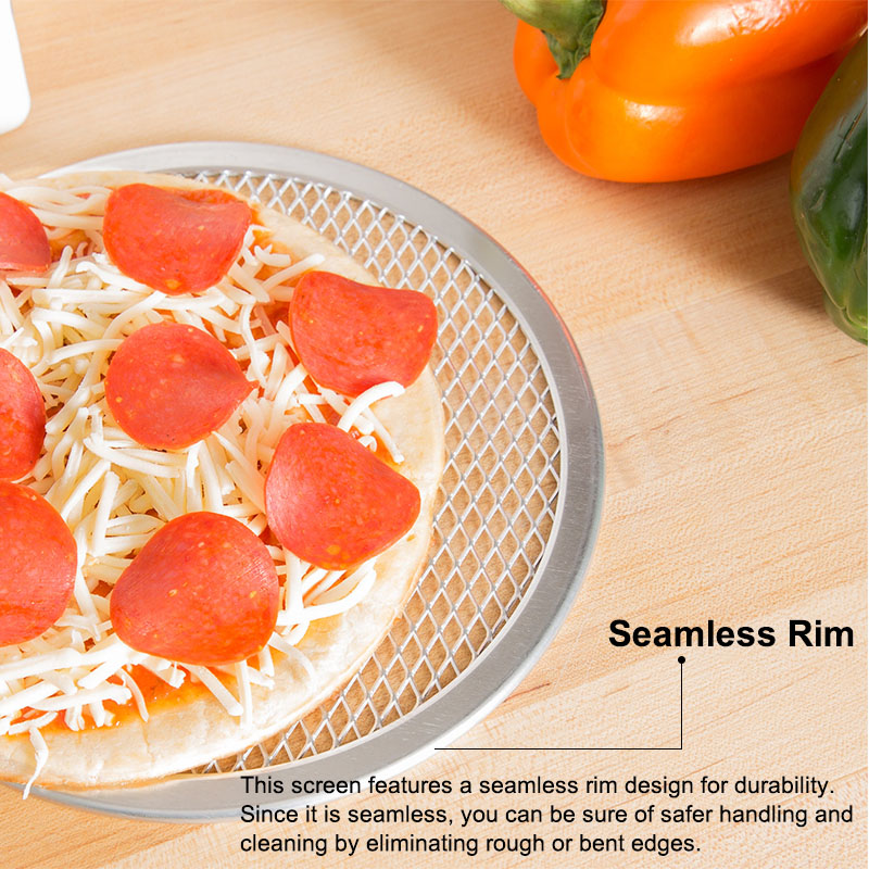 Aluminum Mesh Pizza Pan Screen
