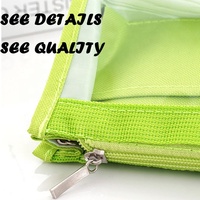 Trousse à crayons transparente en PVC pour garçons et filles, grande capacité, fournitures scolaires