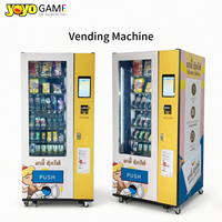 Distributore Automatico Intelligente 24 Ore su 24 per Snack e Bevande, Multimedio di Pagamento, Attrezzatura Smart con Adesivi Personalizzabili