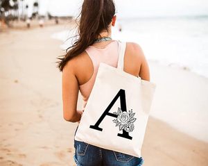 Sac fourre-tout élégant et écologique pour femme, personnalisable avec logo, faible MOQ, vente en gros, sac de plage en toile recyclable - Product Image 3