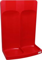 Support pour extincteur double UltraFire pour le rangement - Rouge Fabriqué en Chine Non dangereux