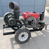 Pompe Agricole d'Irrigation 6 8 Pouces 500m Longue Distance Moteur Diesel Pompe à Eau Centrifuge Ferme Jardin