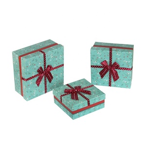 Coffret cadeau de noël Emballage Cadeau Boîte <span class=keywords><strong>Trois</strong></span> Pièces - Product Image 3