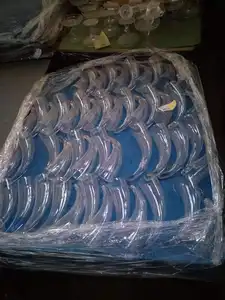 メーカー独自の透明な16オンスホーン型ビールグラスバイキングホーングラス手作り