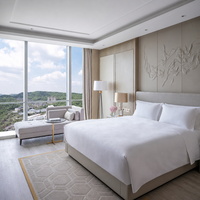 Ensemble complet personnalisé de meubles de chambre d'hôtel 5 étoiles, ensembles de chambre à coucher à Foshan, chambre familiale, lit pour enfants, lit parent-enfant