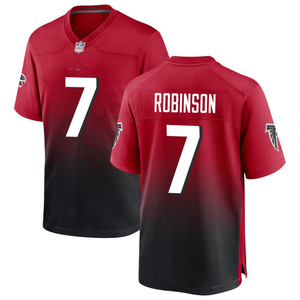 2025 Atlanta Jersey Custom American Football Shirts Gestikte Geborduurde Jeugd Uniformen Sportkleding met Logo's Rood - Product Image 4