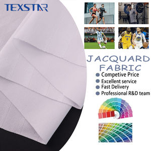 Nuevo Diseño 2026, Tela Deportiva Sublimada Jacquard 100% Poliéster, Tejido <span class=keywords><strong>de</strong></span> Malla para Ropa, Jersey <span class=keywords><strong>de</strong></span> Fútbol - Product Image 3