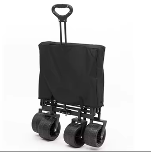 Carro plegable al por mayor para acampar al aire libre y carrito de playa con asientos OEM Estructura de contenedor enrollable personalizable - Product Image 4