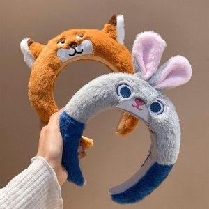 Zootopia <span class=keywords><strong>Nick</strong></span> Fox Judy Rabbit Plüsch-Haarband für Damen – Süßes Cartoon-Geschenk, besonderer Kopfschmuck für Frauen - Product Image 2