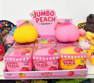 Novedoso Juguete Antiestrés de Melocotón con Simulación Realista de Fruta, Blando y Aprietable, para Niños y Adultos - Product Image 4