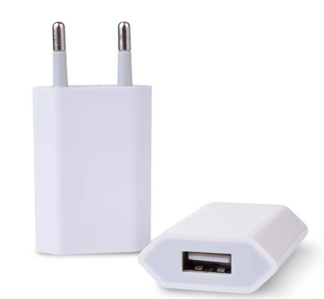 5V 1A 5W Cube Travel USB Charger Adapter Mobile Phone Wall Charger Block EU/US Plug for Travel USB Adapter