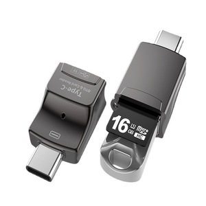Type C Naar Usb + Tf Kaartlezer Twee-In-Een Geheugenkaart Usb Flash Drive Naar Type C Converter - Product Image 1